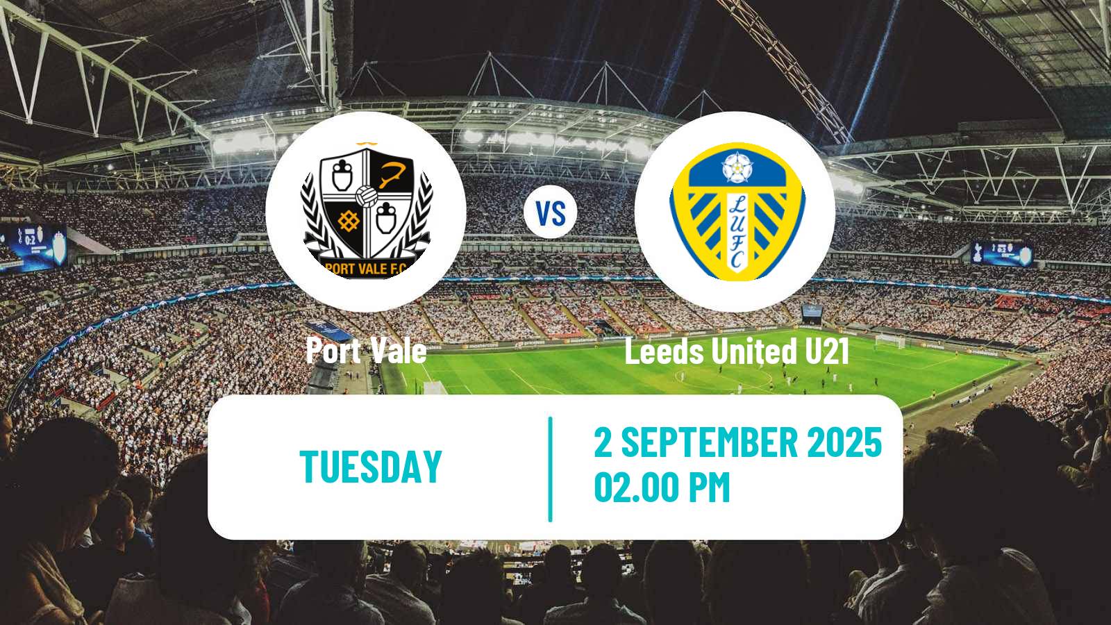 Soccer English EFL Trophy Port Vale - Leeds United U21