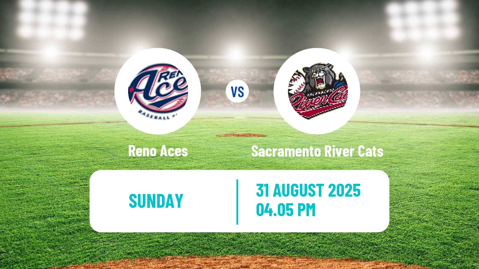 Baseball PCL Reno Aces - Sacramento River Cats