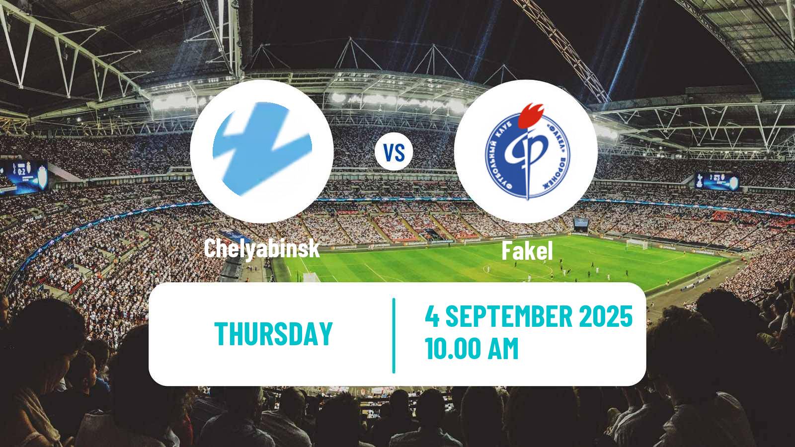 Soccer Russian FNL Chelyabinsk - Fakel