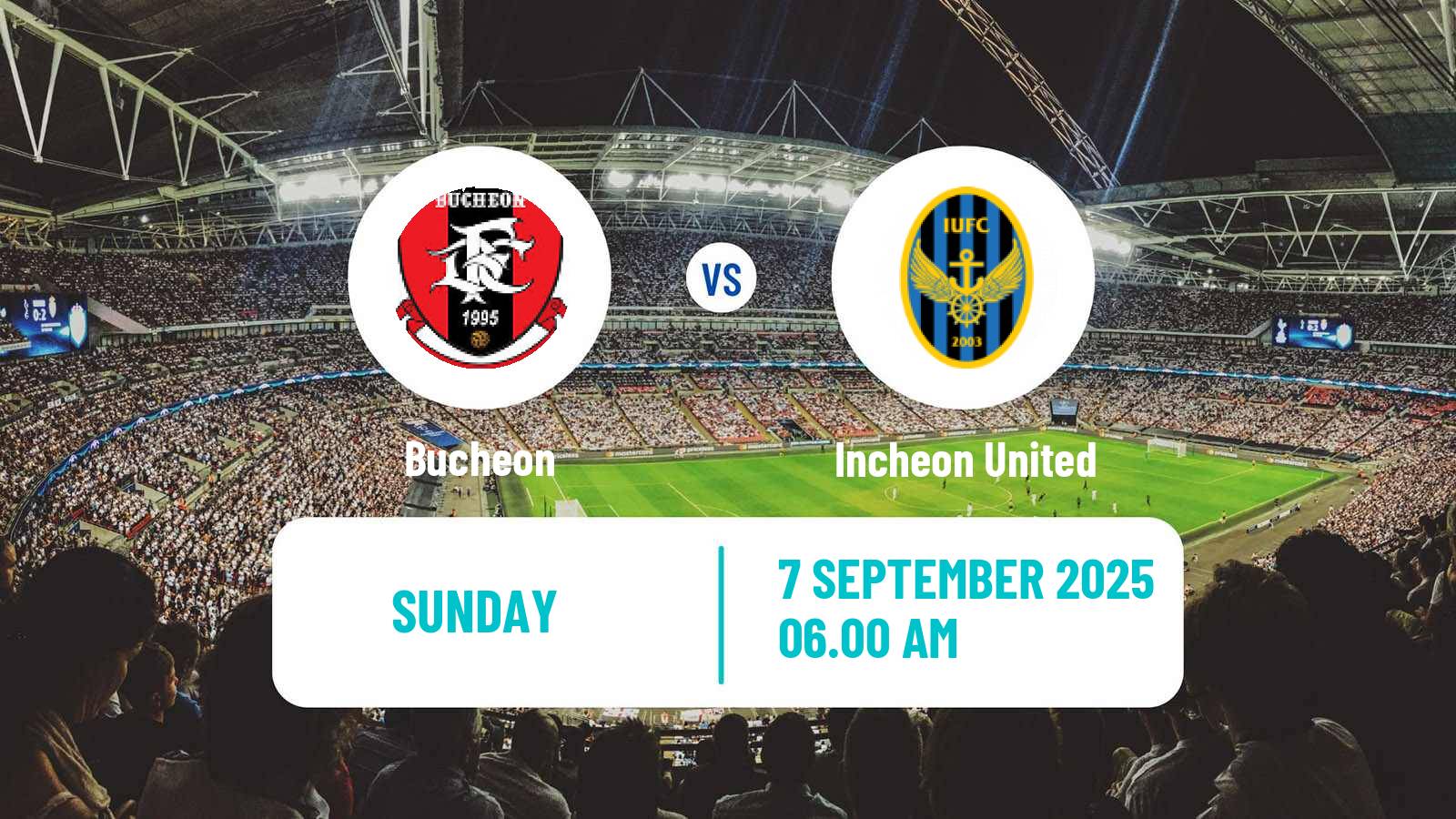 Soccer South Korean K-League 2 Bucheon - Incheon United
