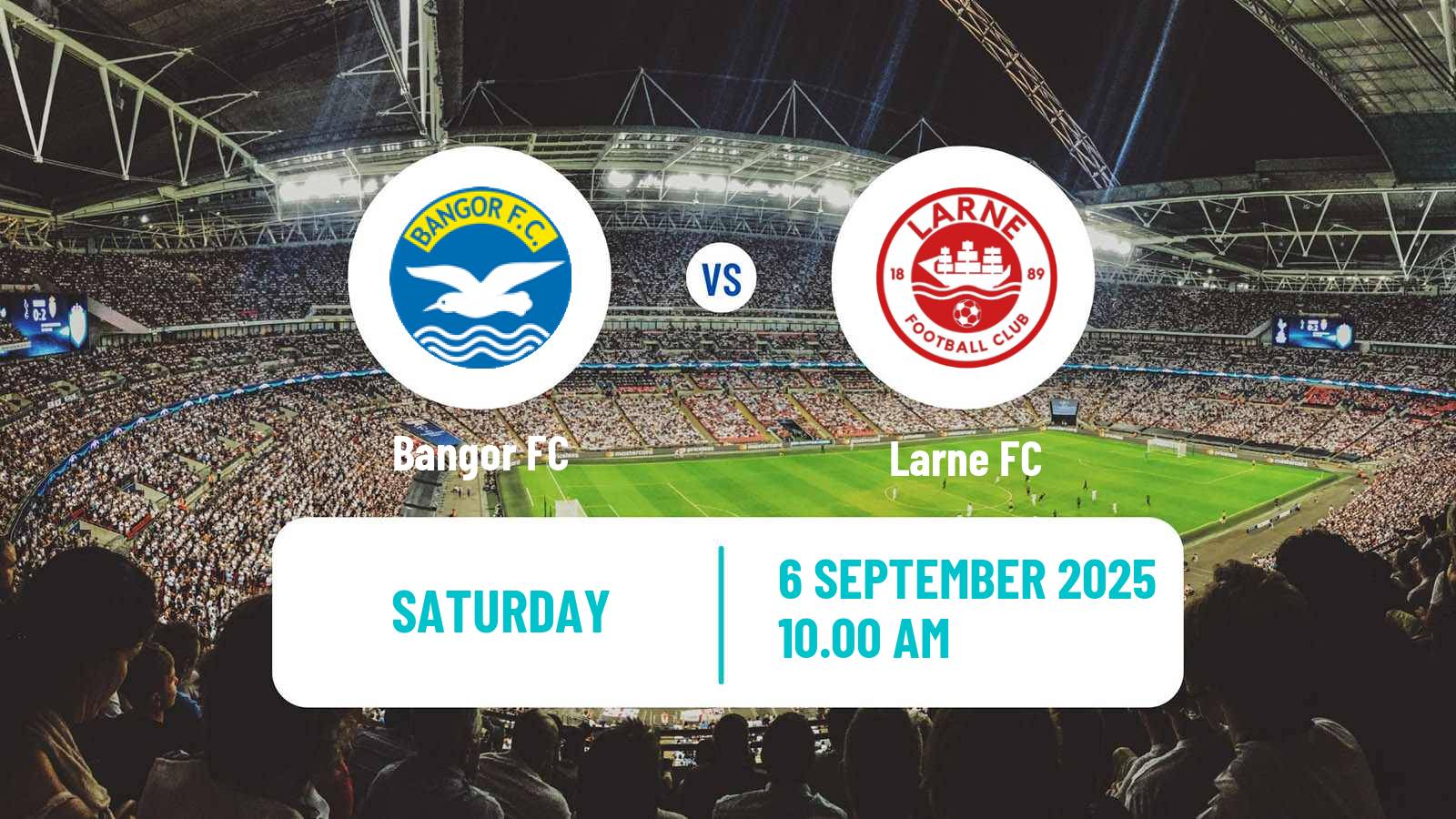 Soccer Northern Irish Premiership Bangor - Larne