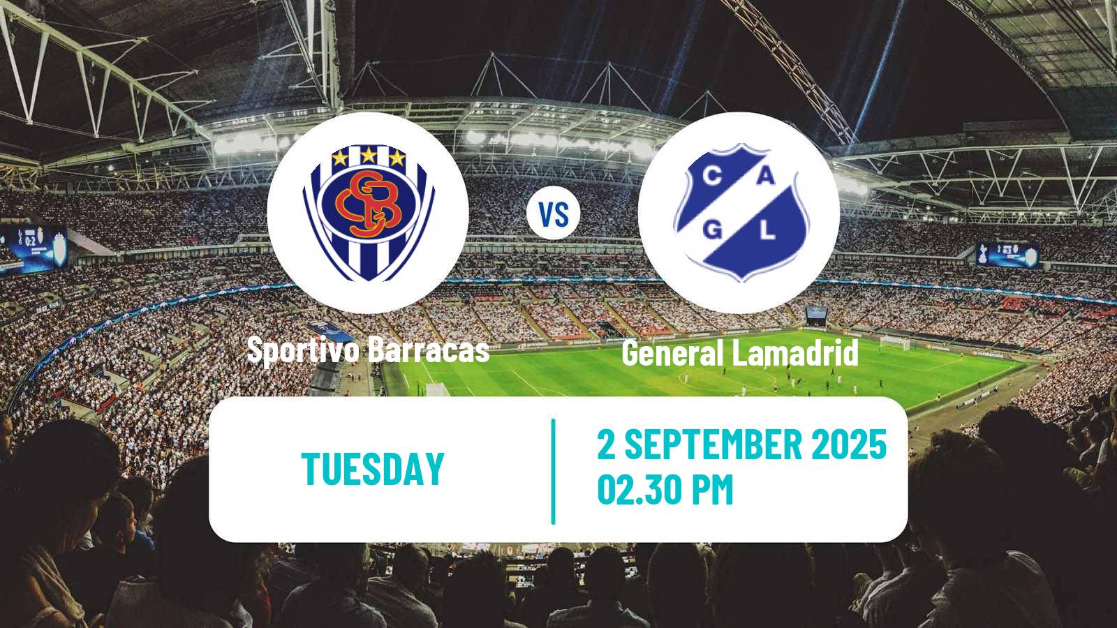 Soccer Argentinian Primera C Sportivo Barracas - General Lamadrid