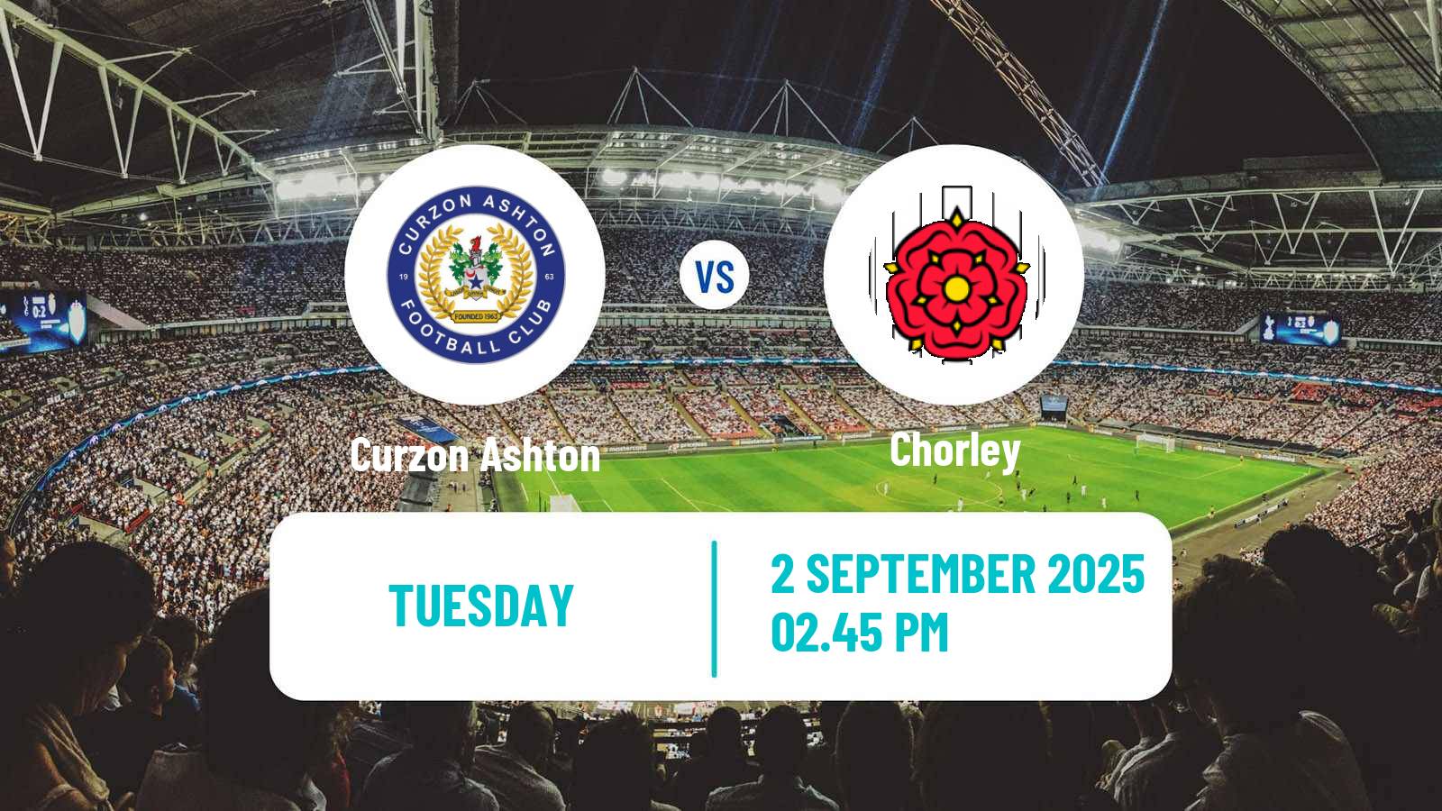 Soccer English National League North Curzon Ashton - Chorley