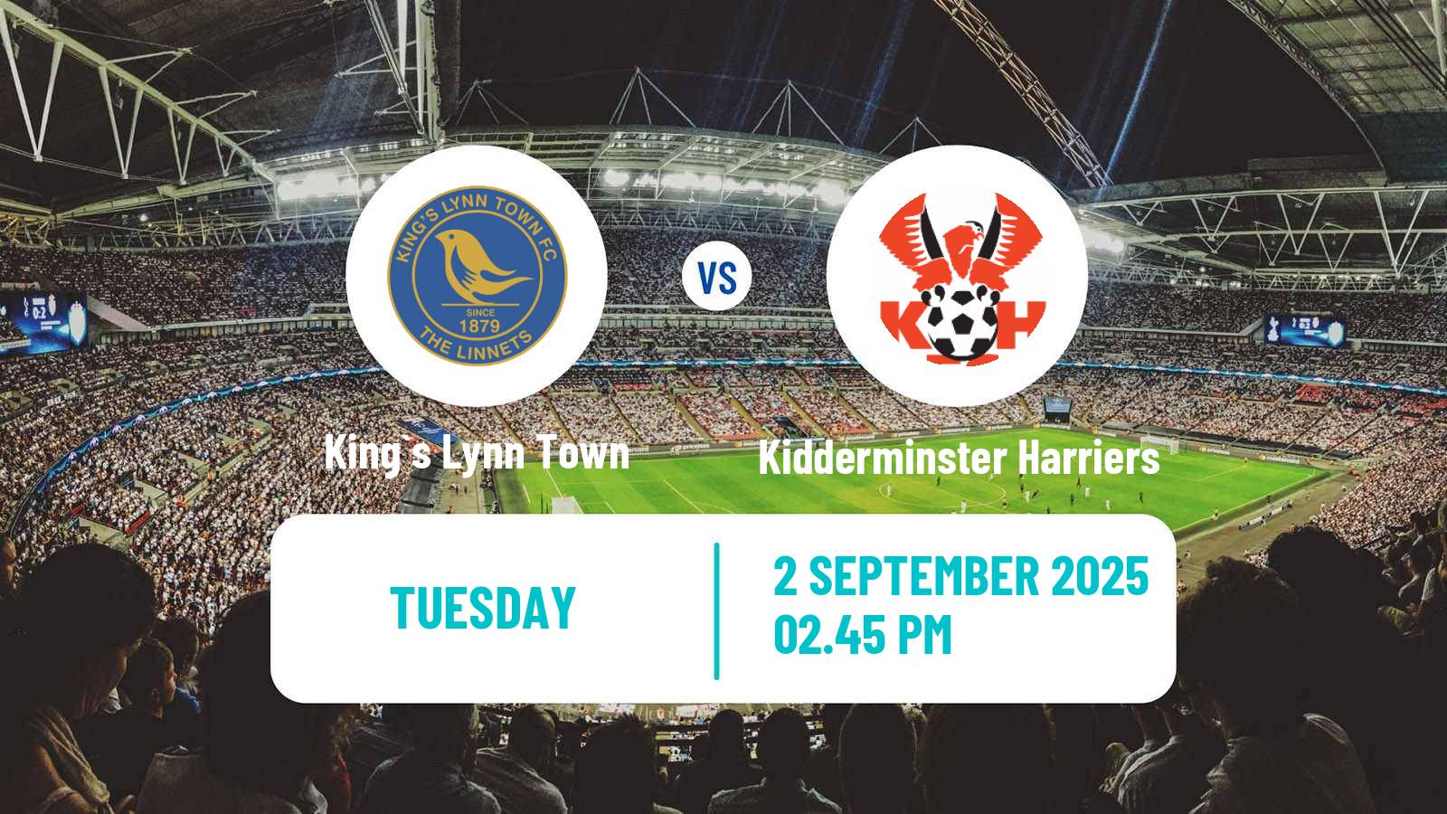 Soccer English National League North King`s Lynn Town - Kidderminster Harriers