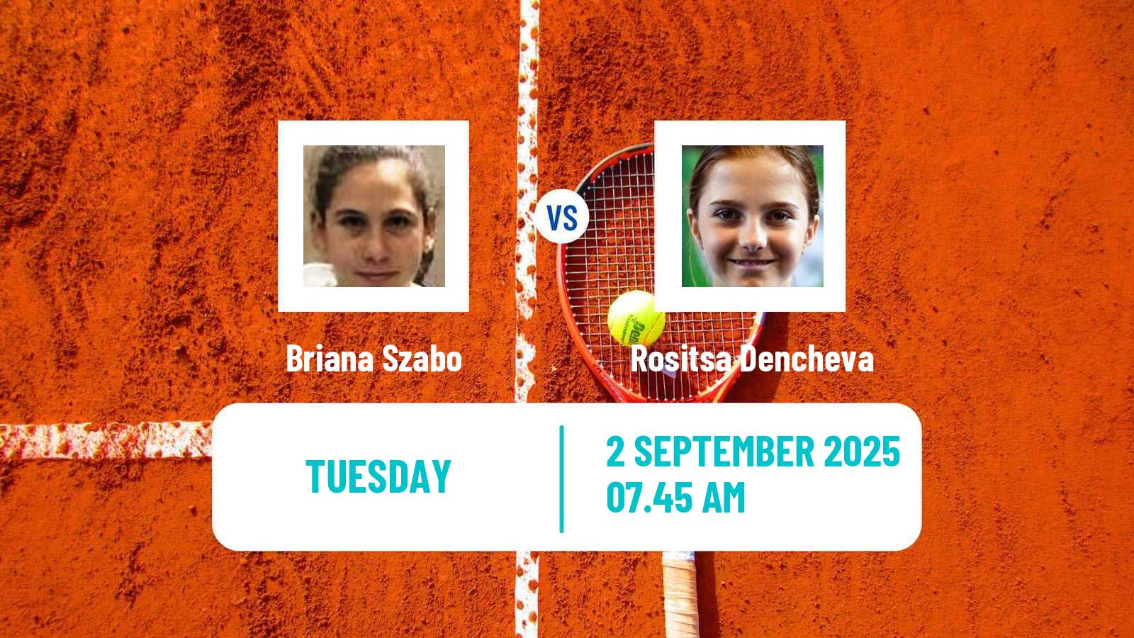 Tennis ITF W50 Slobozia Women Briana Szabo - Rositsa Dencheva