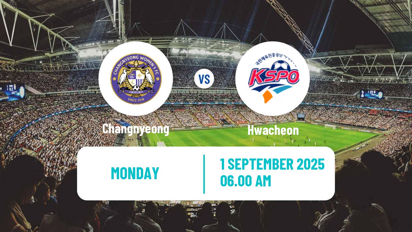 Soccer South Korean WK League Changnyeong - Hwacheon