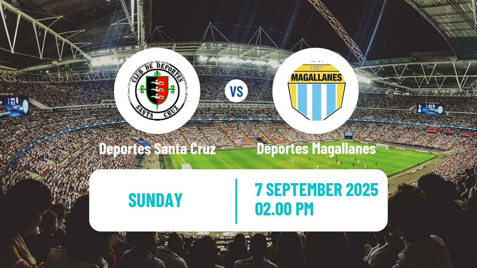 Soccer Chilean Primera B Deportes Santa Cruz - Deportes Magallanes