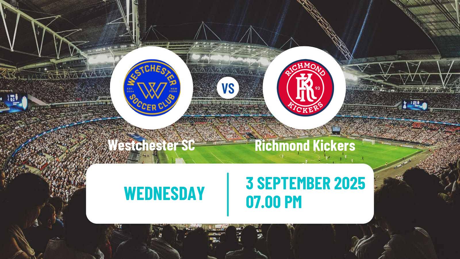 Soccer USL League One Westchester SC - Richmond Kickers