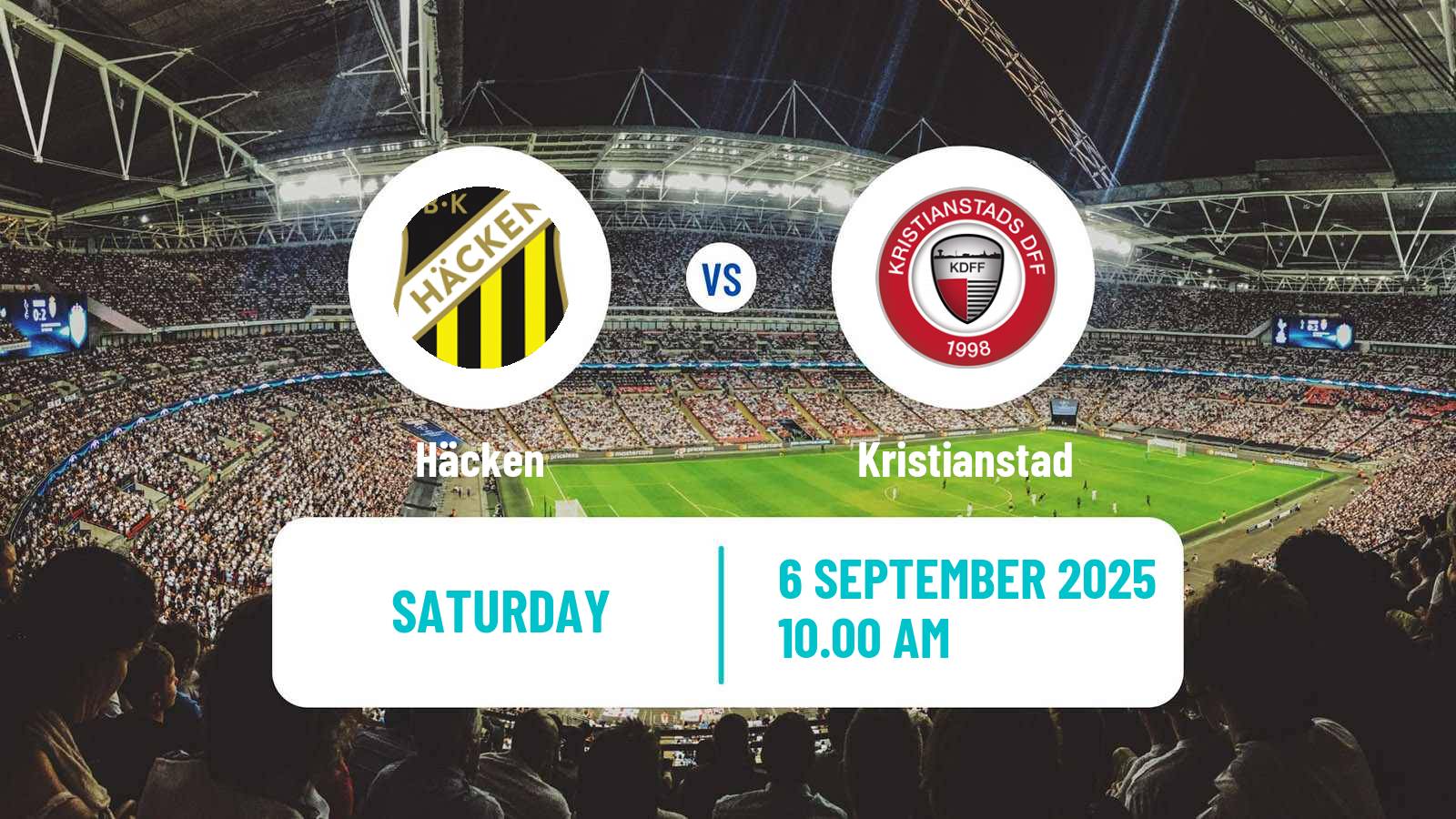 Soccer Swedish Allsvenskan Women Häcken - Kristianstad