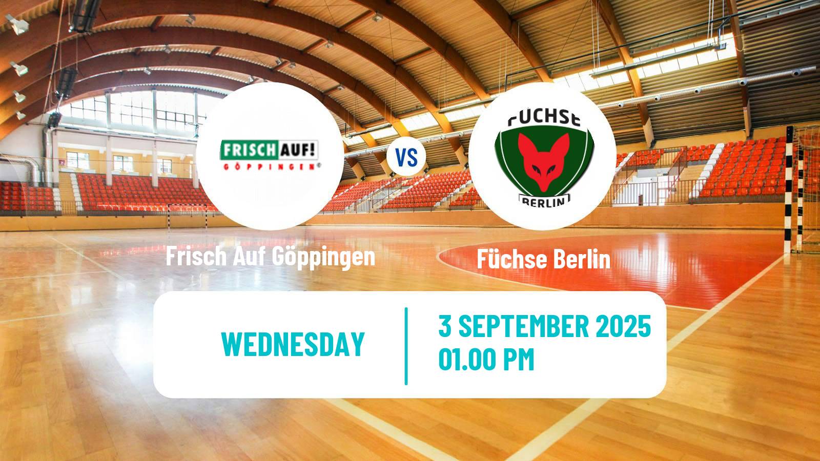 Handball German Bundesliga Handball Frisch Auf Göppingen - Füchse Berlin