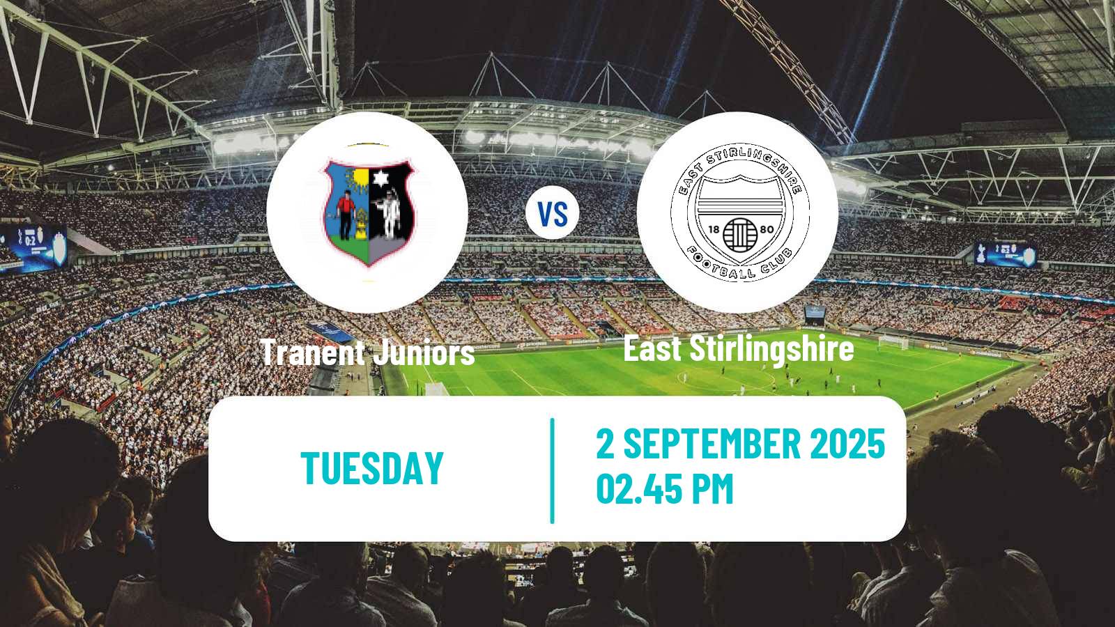Soccer Scottish Lowland League Tranent Juniors - East Stirlingshire