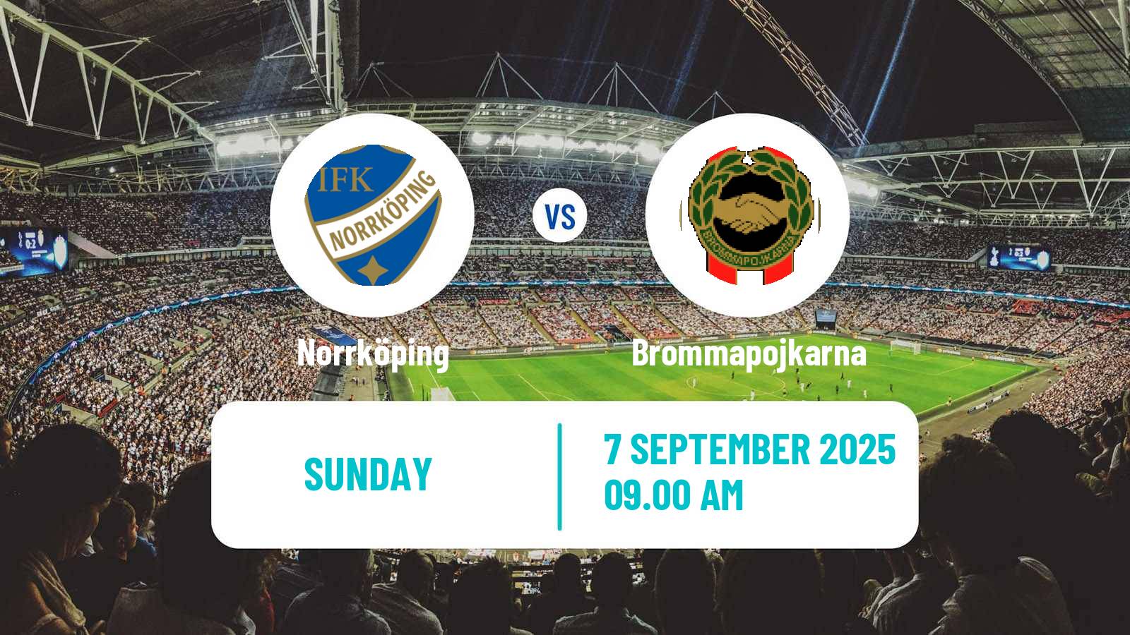 Soccer Swedish Allsvenskan Women Norrköping - Brommapojkarna
