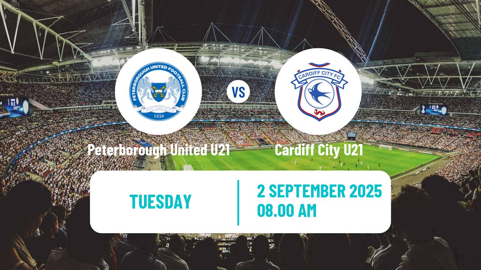 Soccer English Professional Development League Peterborough United U21 - Cardiff City U21