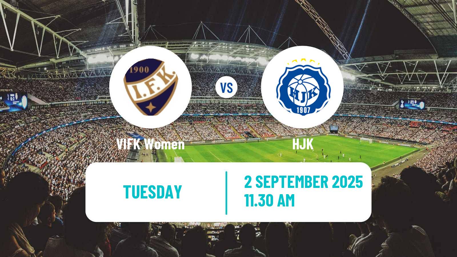 Soccer Finnish Kansallinen Liiga Women VIFK - HJK