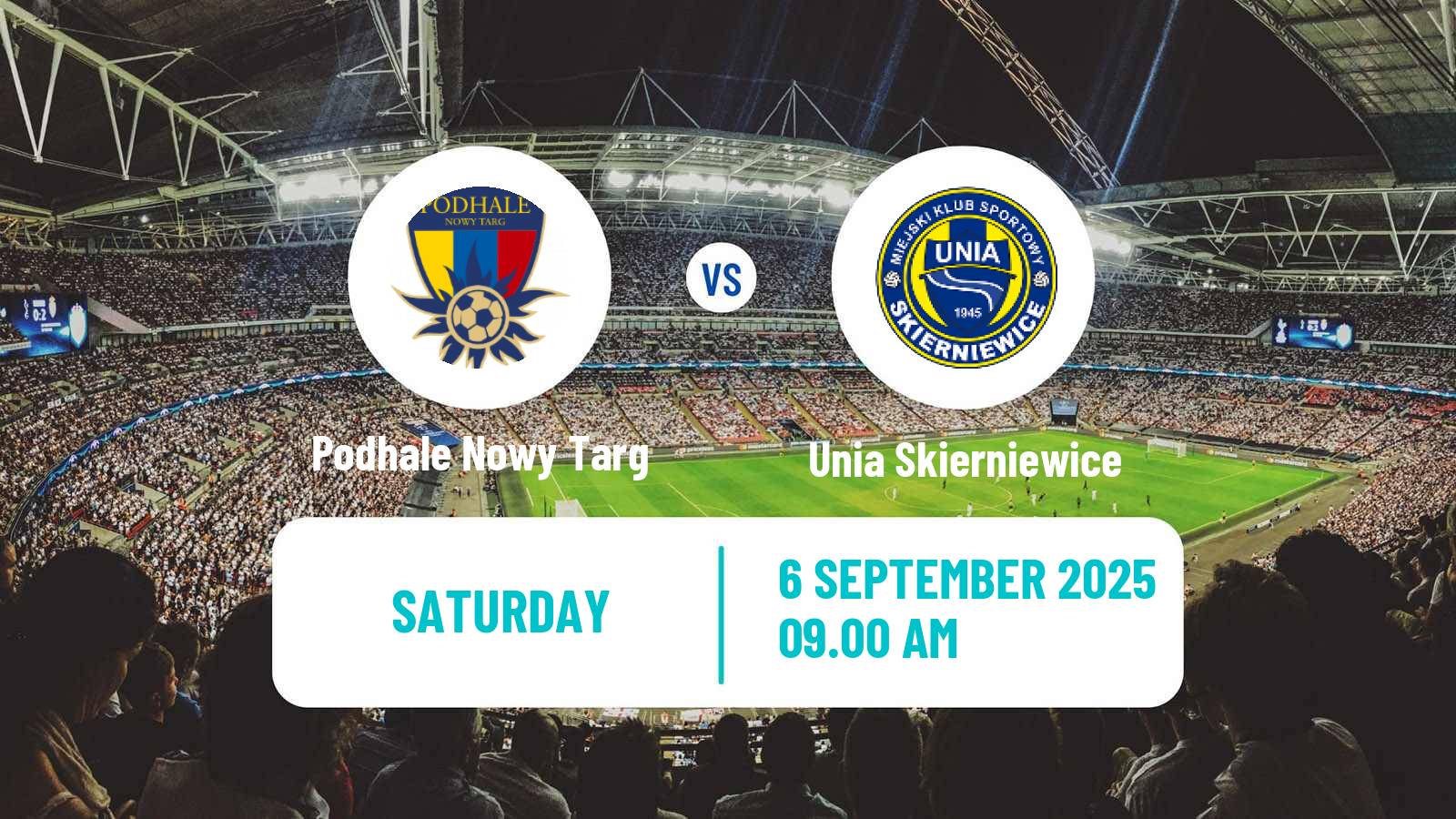 Soccer Polish Division 2 Podhale Nowy Targ - Unia Skierniewice