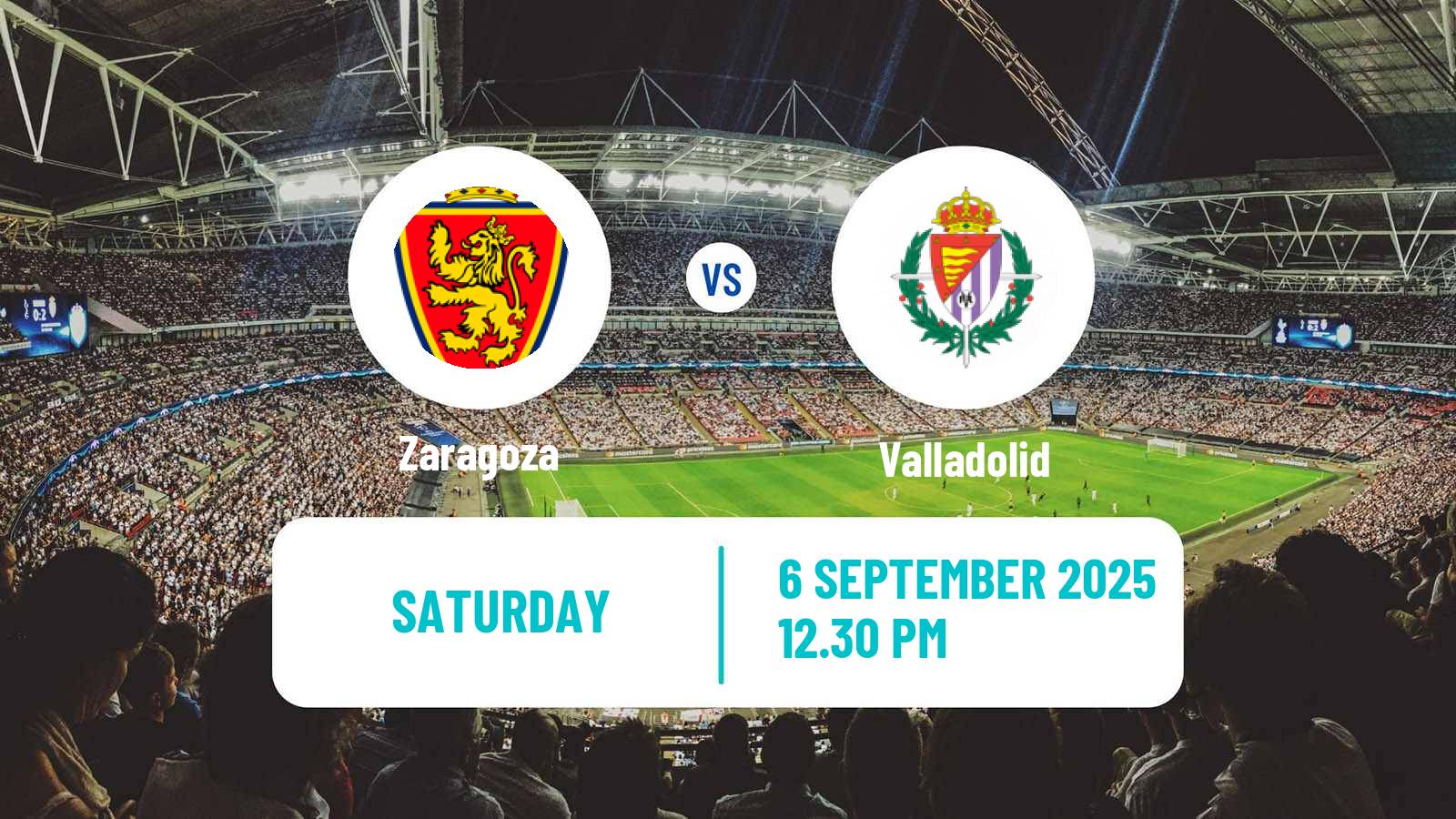 Soccer Spanish LaLiga2 Zaragoza - Valladolid