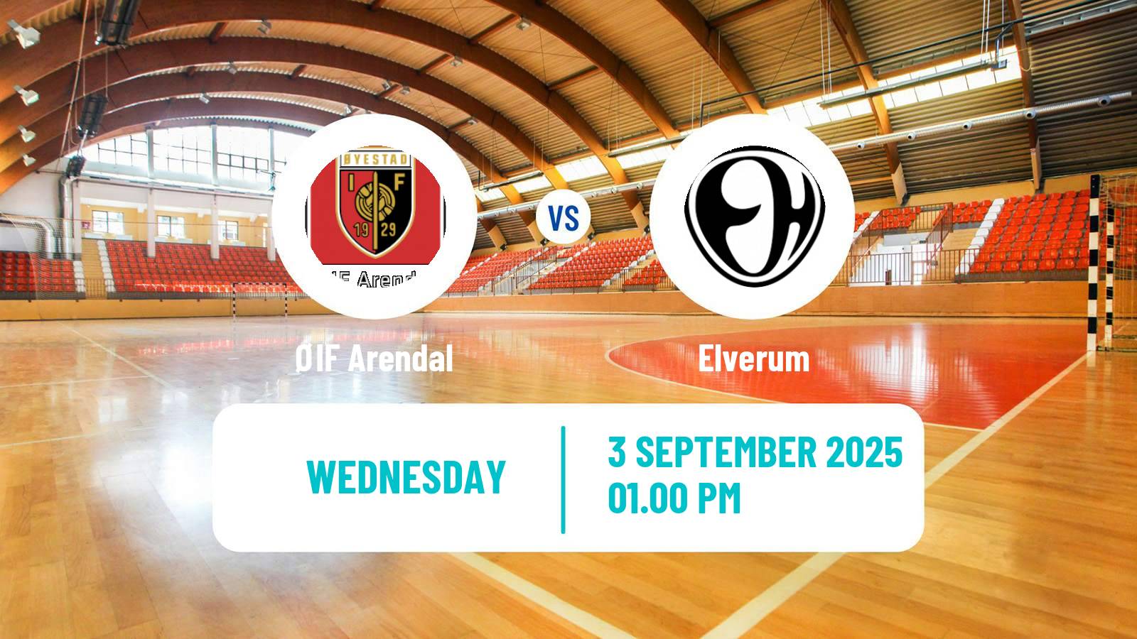 Handball Norwegian Eliteserien Handball Arendal - Elverum