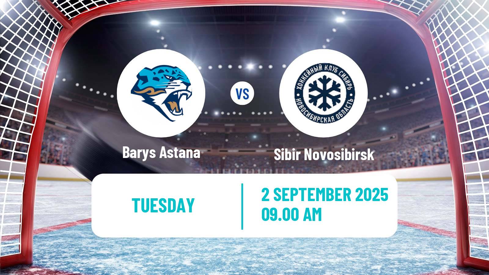 Hockey Club Friendly Ice Hockey Barys Astana - Sibir Novosibirsk
