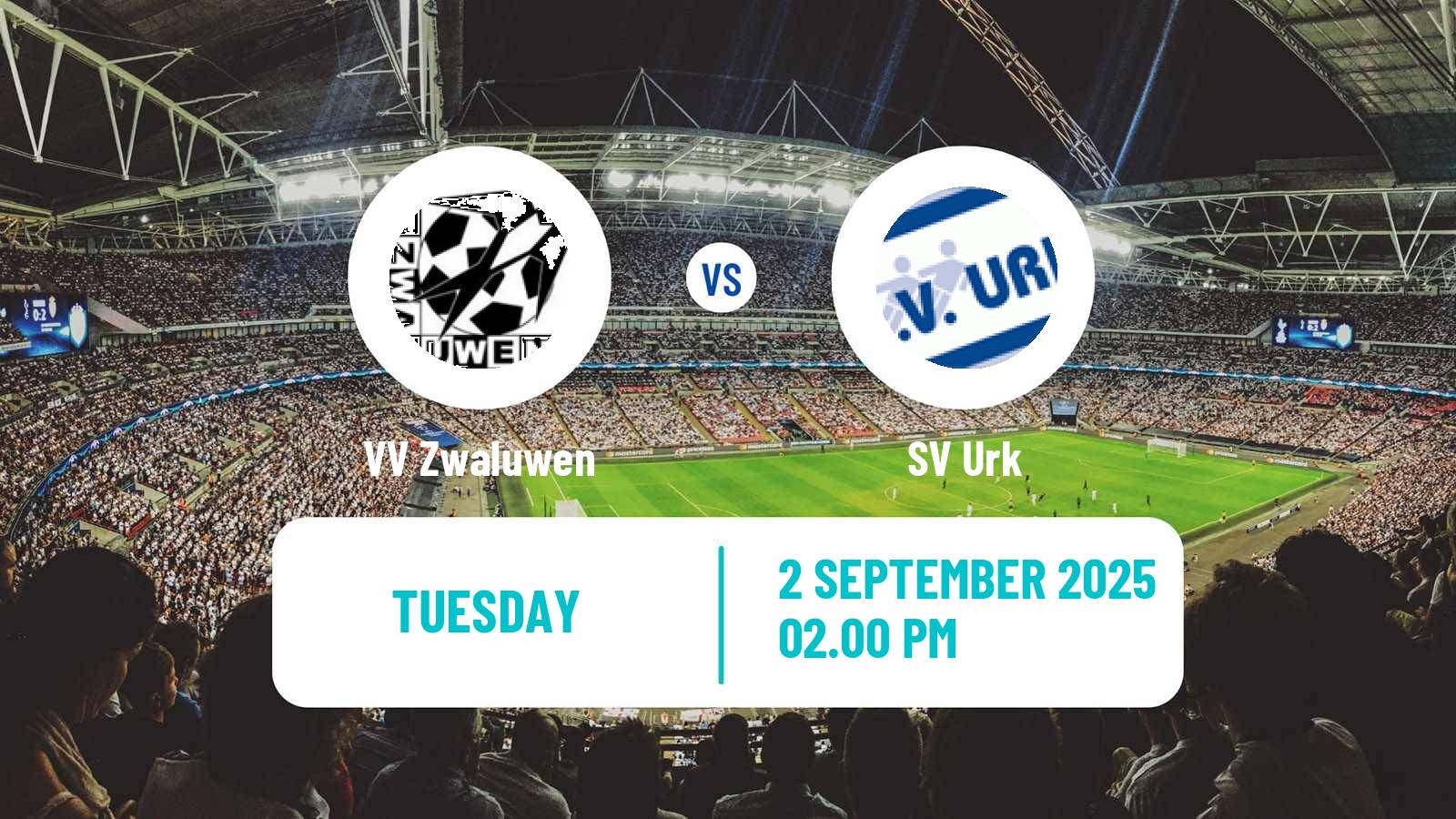 Soccer Dutch KNVB Beker VV Zwaluwen - Urk