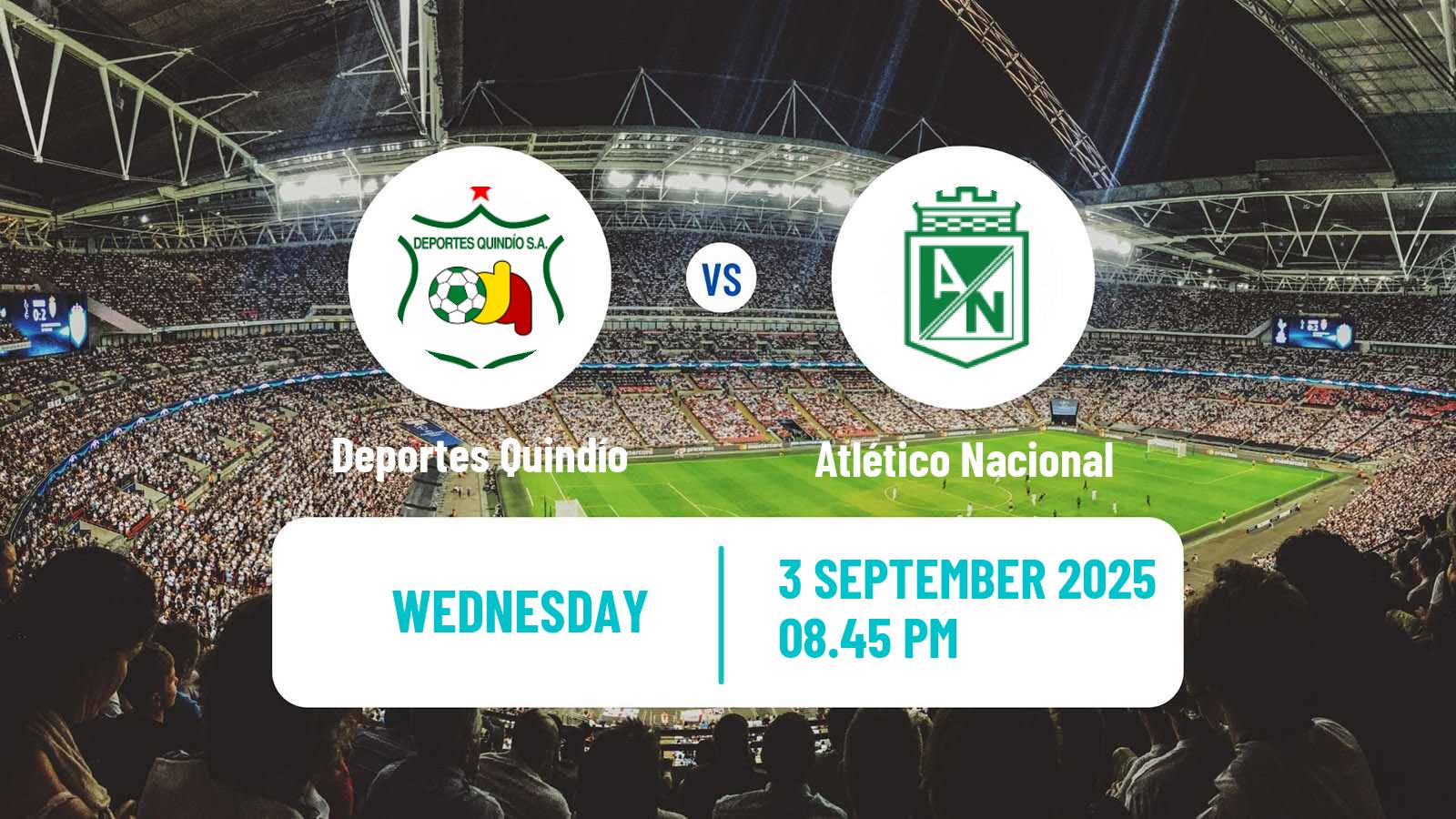Soccer Colombian Copa Deportes Quindío - Atlético Nacional