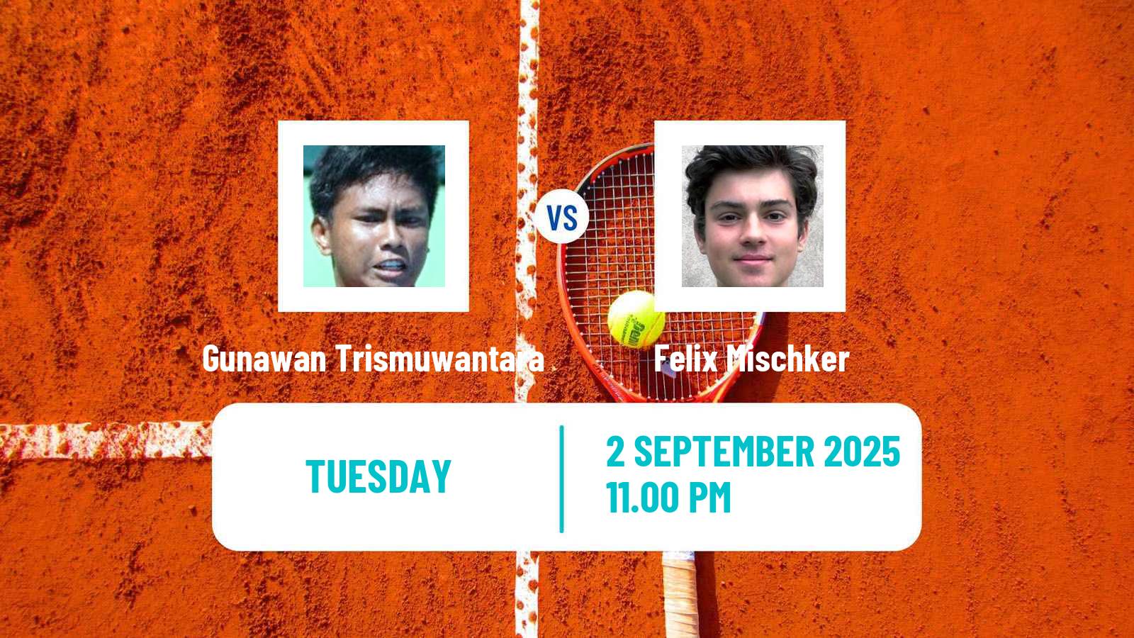 Tennis ITF M25 Bali 3 Men Gunawan Trismuwantara - Felix Mischker