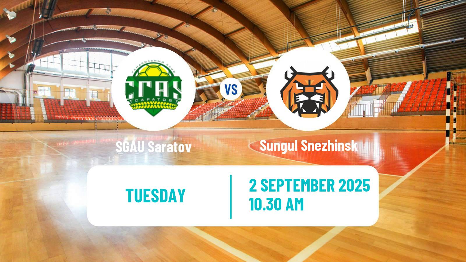 Handball Russian Superleague Handball SGAU Saratov - Sungul Snezhinsk