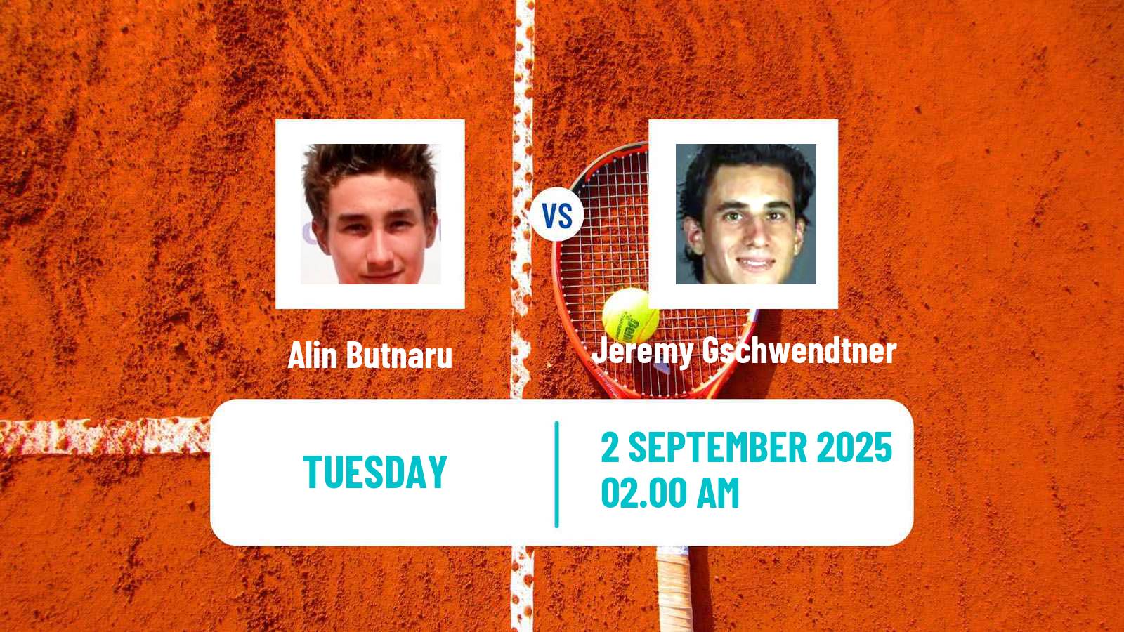 Tennis ITF M15 Buzau Men Alin Butnaru - Jeremy Gschwendtner