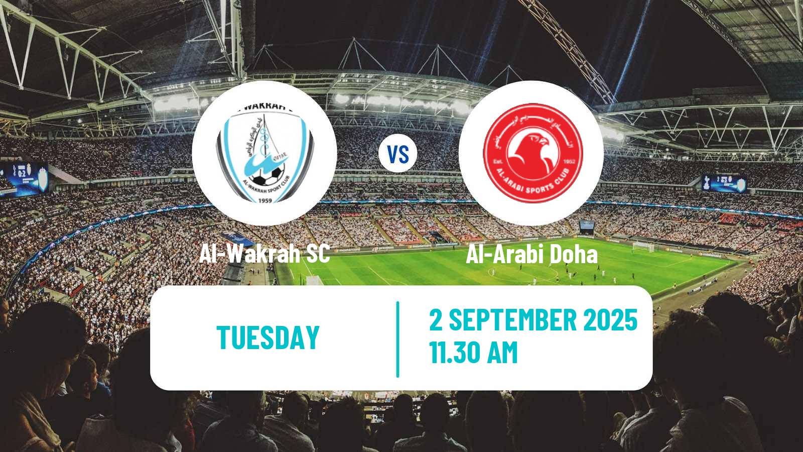 Soccer Qatar QSL Cup Al-Wakrah - Al-Arabi Doha