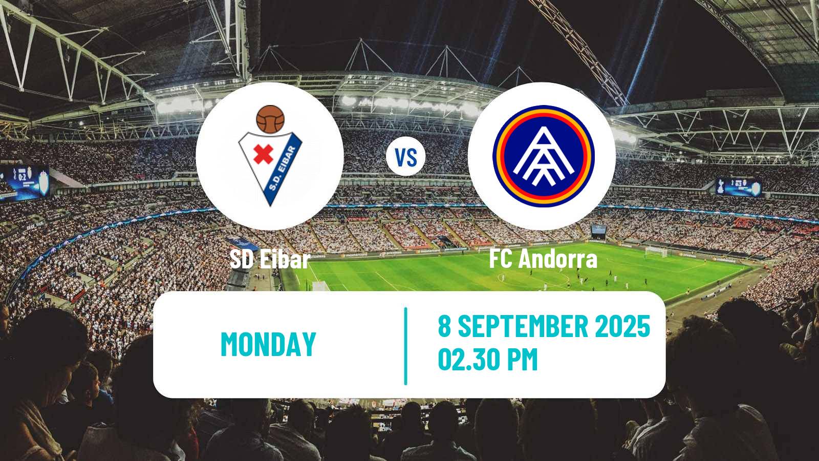 Soccer Spanish LaLiga2 Eibar - FC Andorra