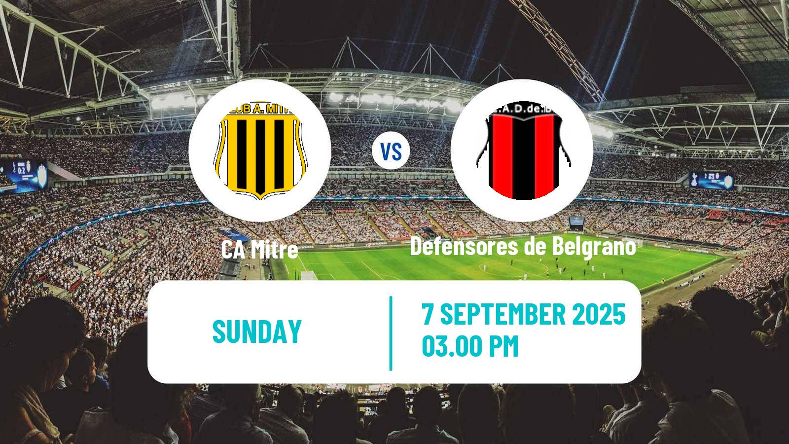 Soccer Argentinian Primera Nacional Mitre - Defensores de Belgrano