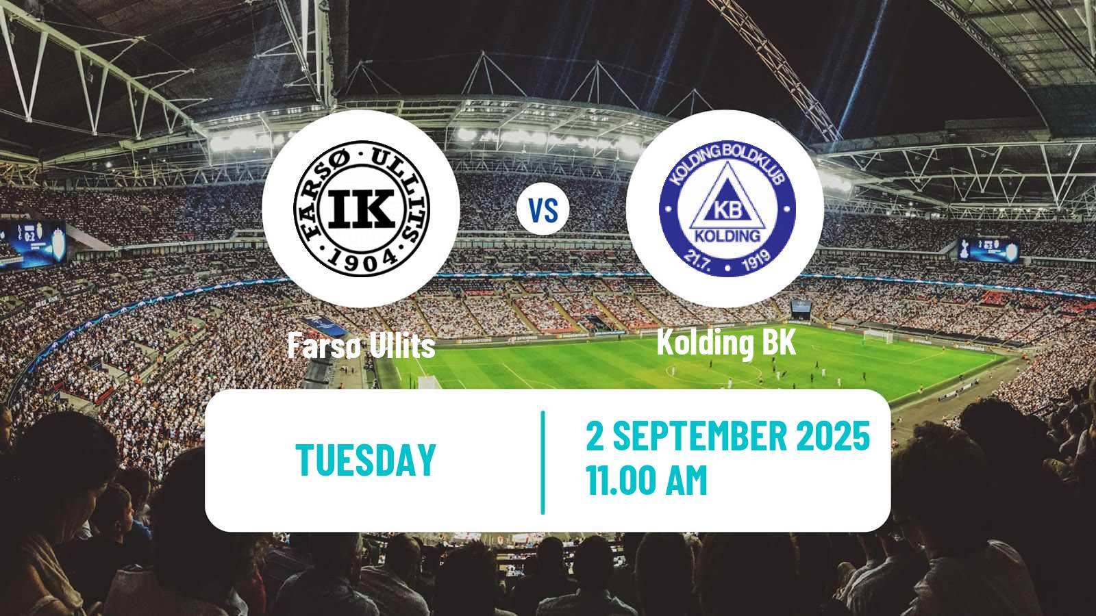 Soccer Danish Landspokal Cup Farsø Ullits - Kolding BK