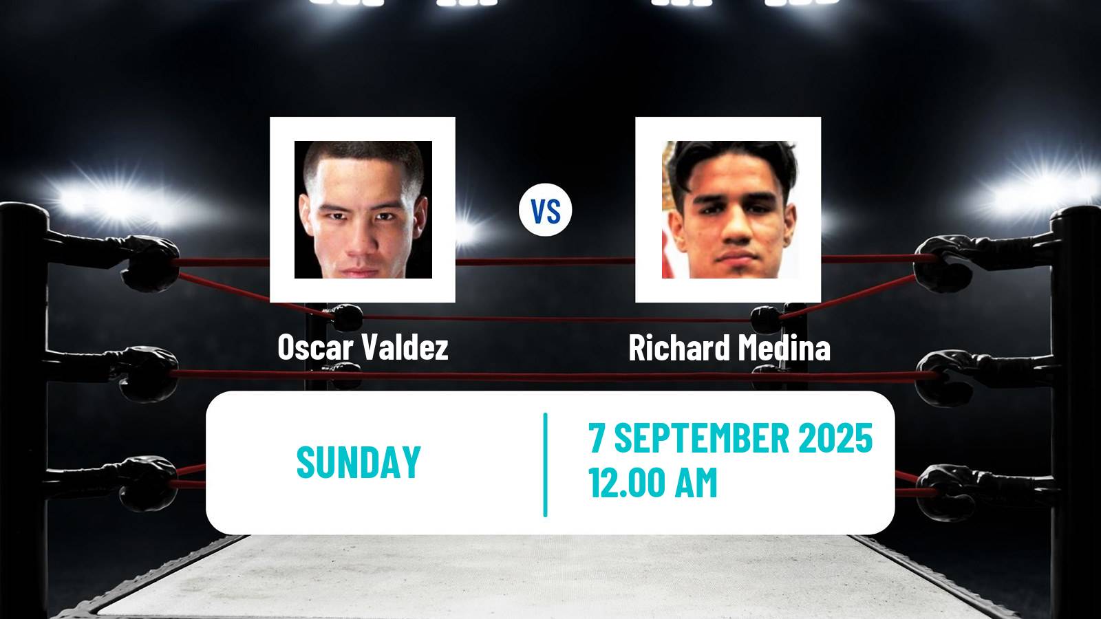 Boxing Super Featherweight Others Matches Men Oscar Valdez - Richard Medina