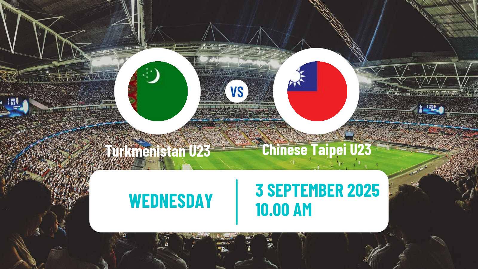 Soccer AFC Asian Cup U23 Turkmenistan U23 - Chinese Taipei U23