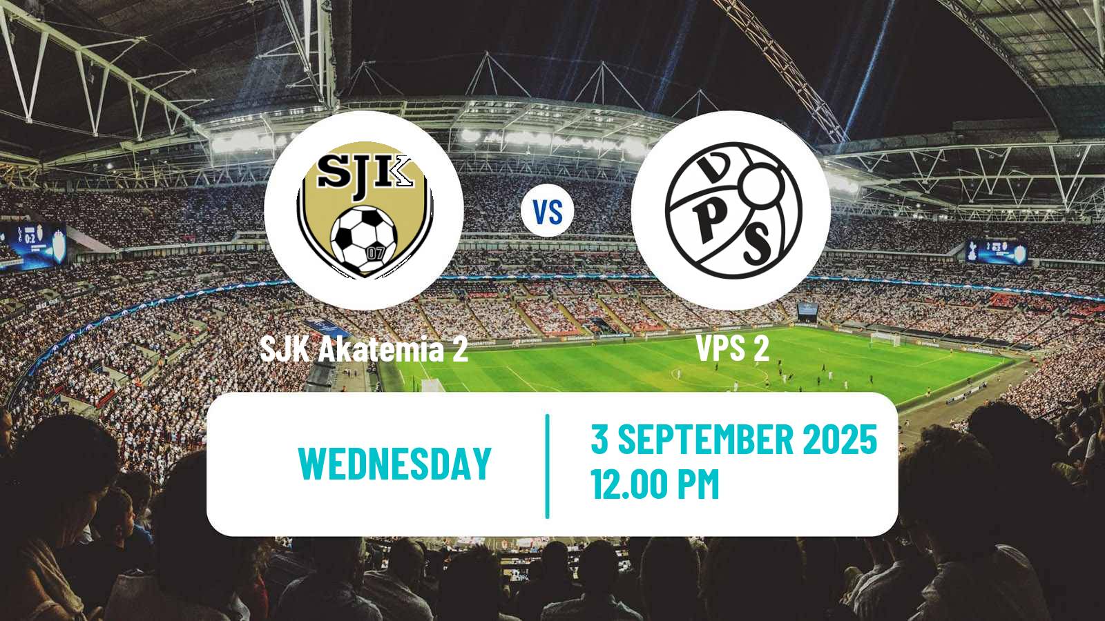 Soccer Finnish Kakkonen Group C SJK Akatemia 2 - VPS 2