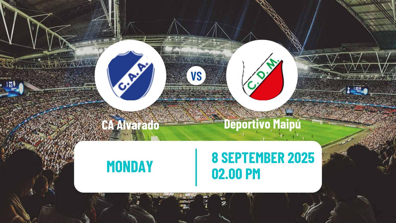 Soccer Argentinian Primera Nacional Alvarado - Deportivo Maipú