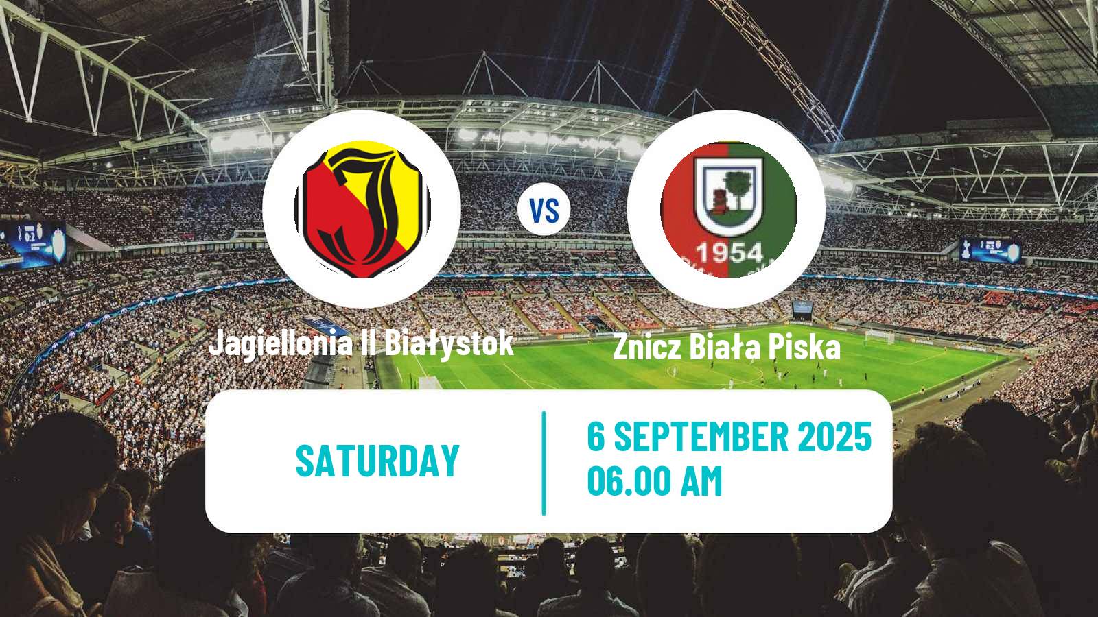 Soccer Polish Division 3 - Group I Jagiellonia II Białystok - Znicz Biała Piska