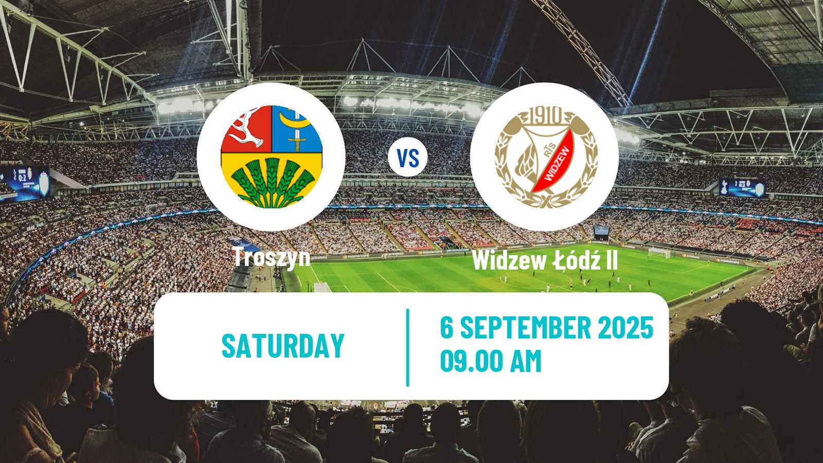 Soccer Polish Division 3 - Group I Troszyn - Widzew Łódź II