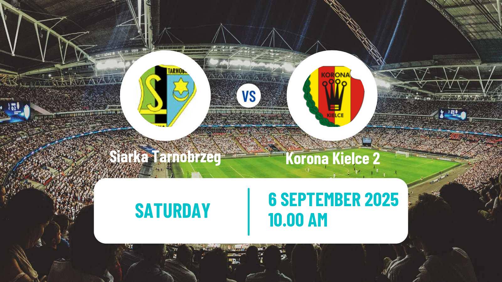 Soccer Polish Division 3 - Group IV Siarka Tarnobrzeg - Korona Kielce 2