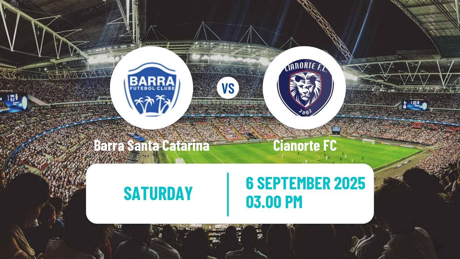 Soccer Brazilian Serie D Barra Santa Catarina - Cianorte