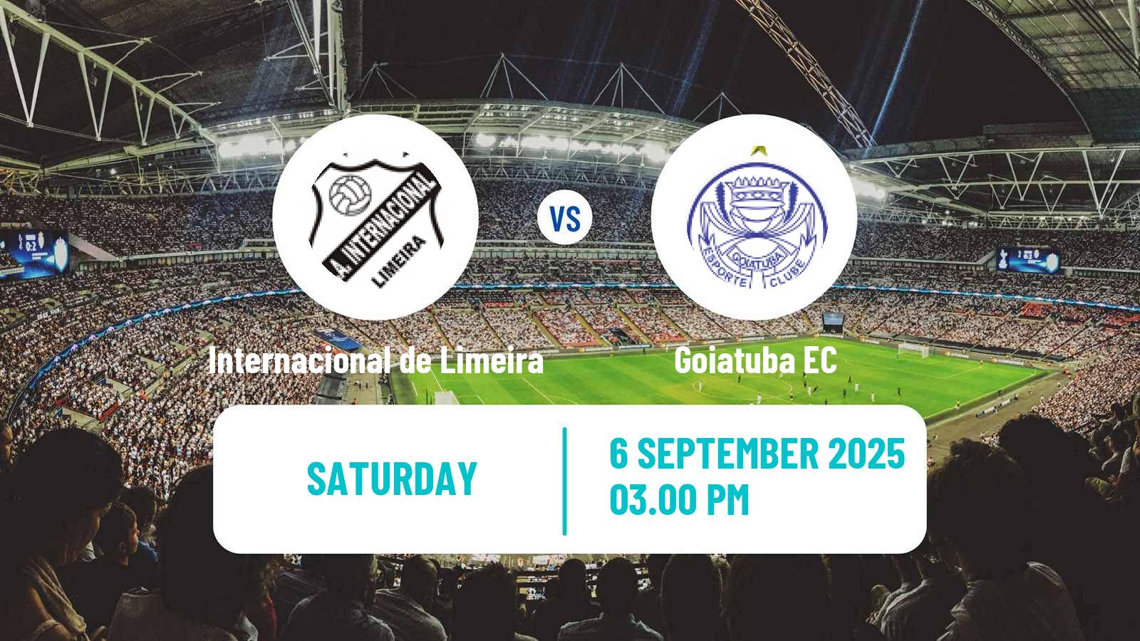 Soccer Brazilian Serie D Internacional de Limeira - Goiatuba