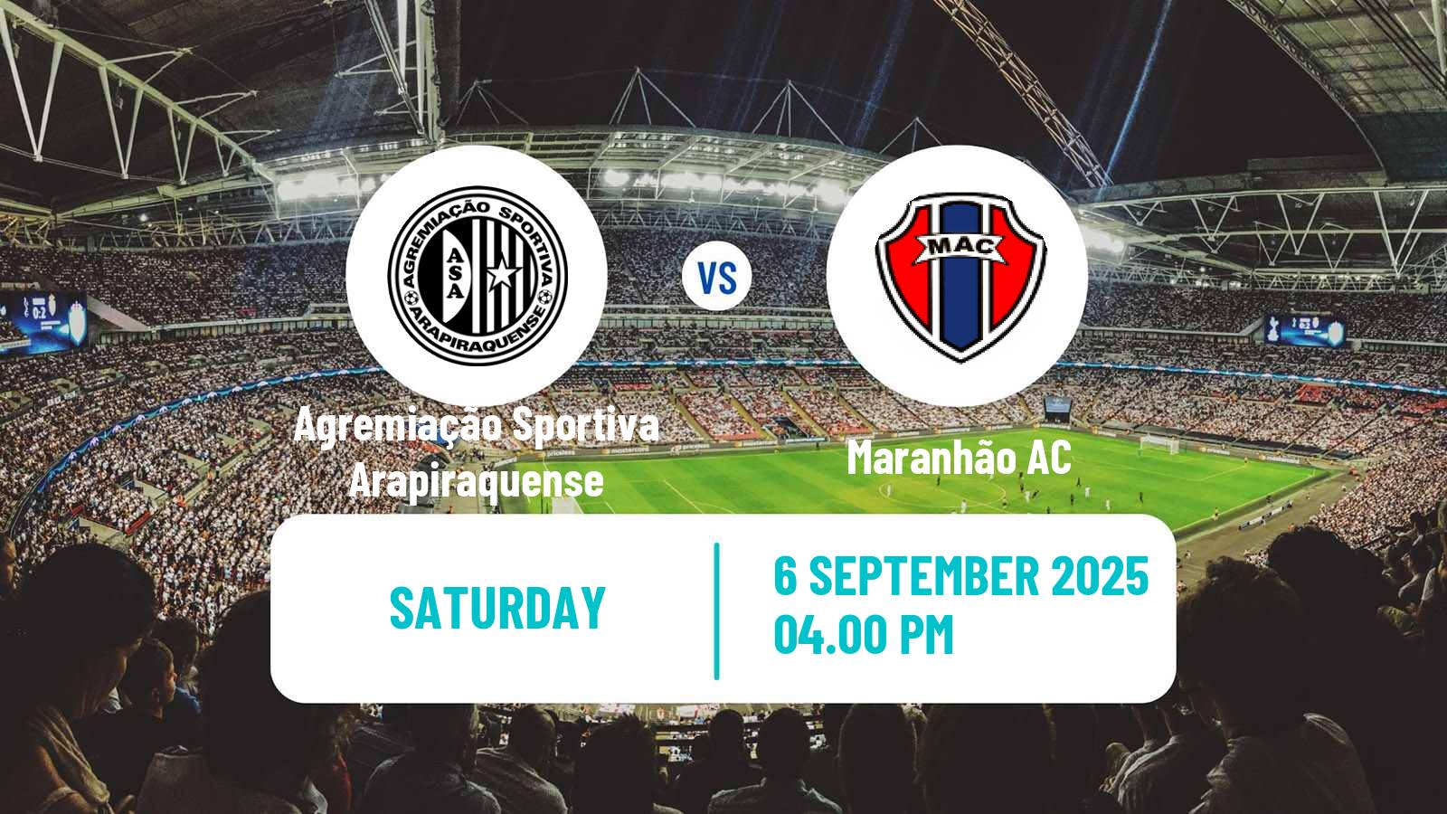 Soccer Brazilian Serie D Agremiação Sportiva Arapiraquense - Maranhão