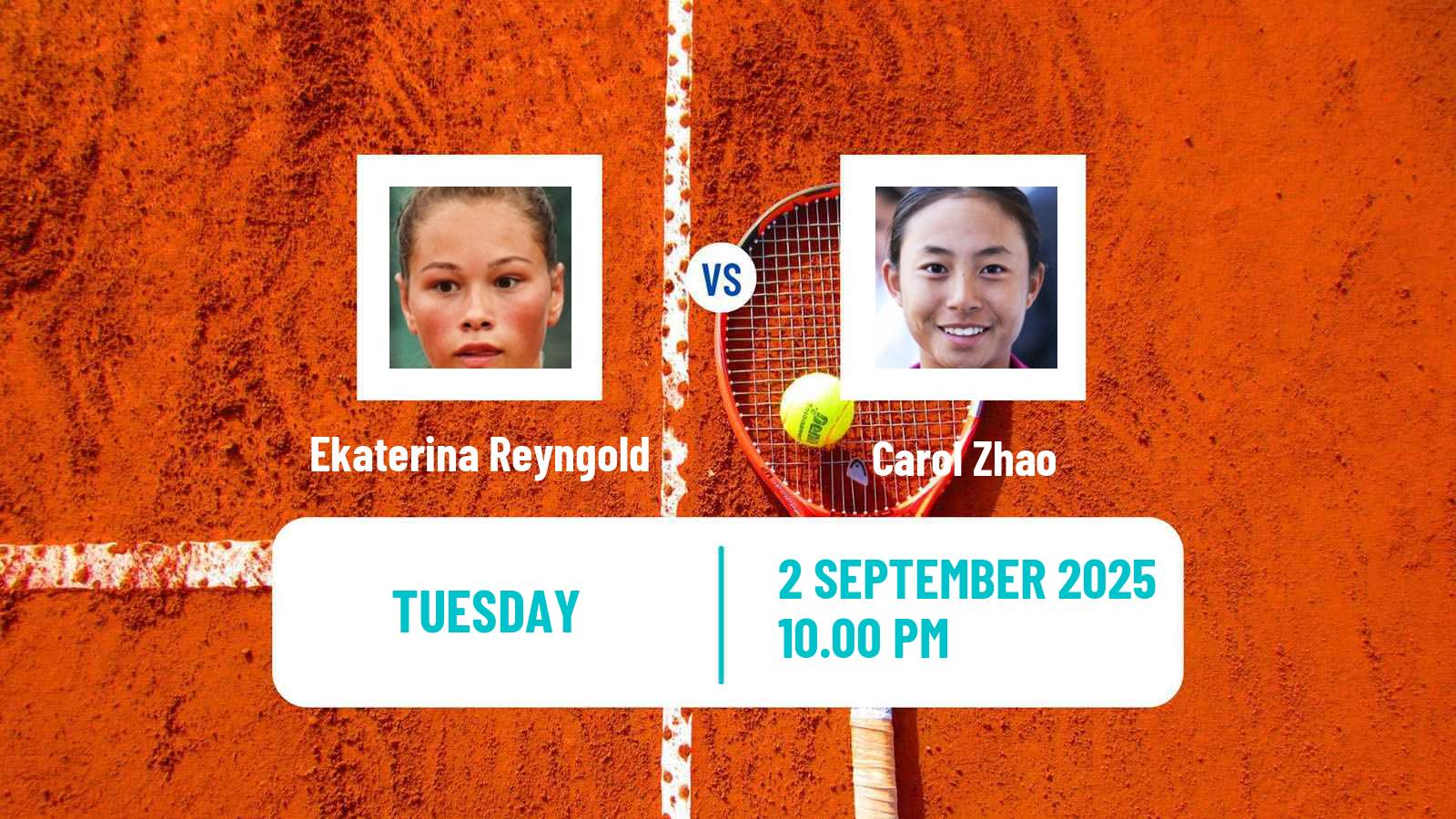 Tennis Changsha Challenger Women Ekaterina Reyngold - Carol Zhao