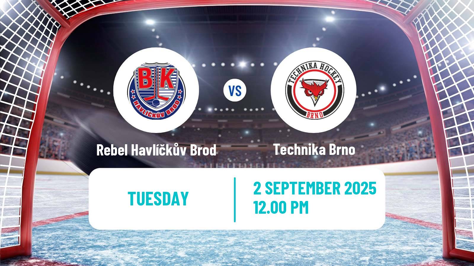 Hockey Club Friendly Ice Hockey Rebel Havlíčkův Brod - Technika Brno