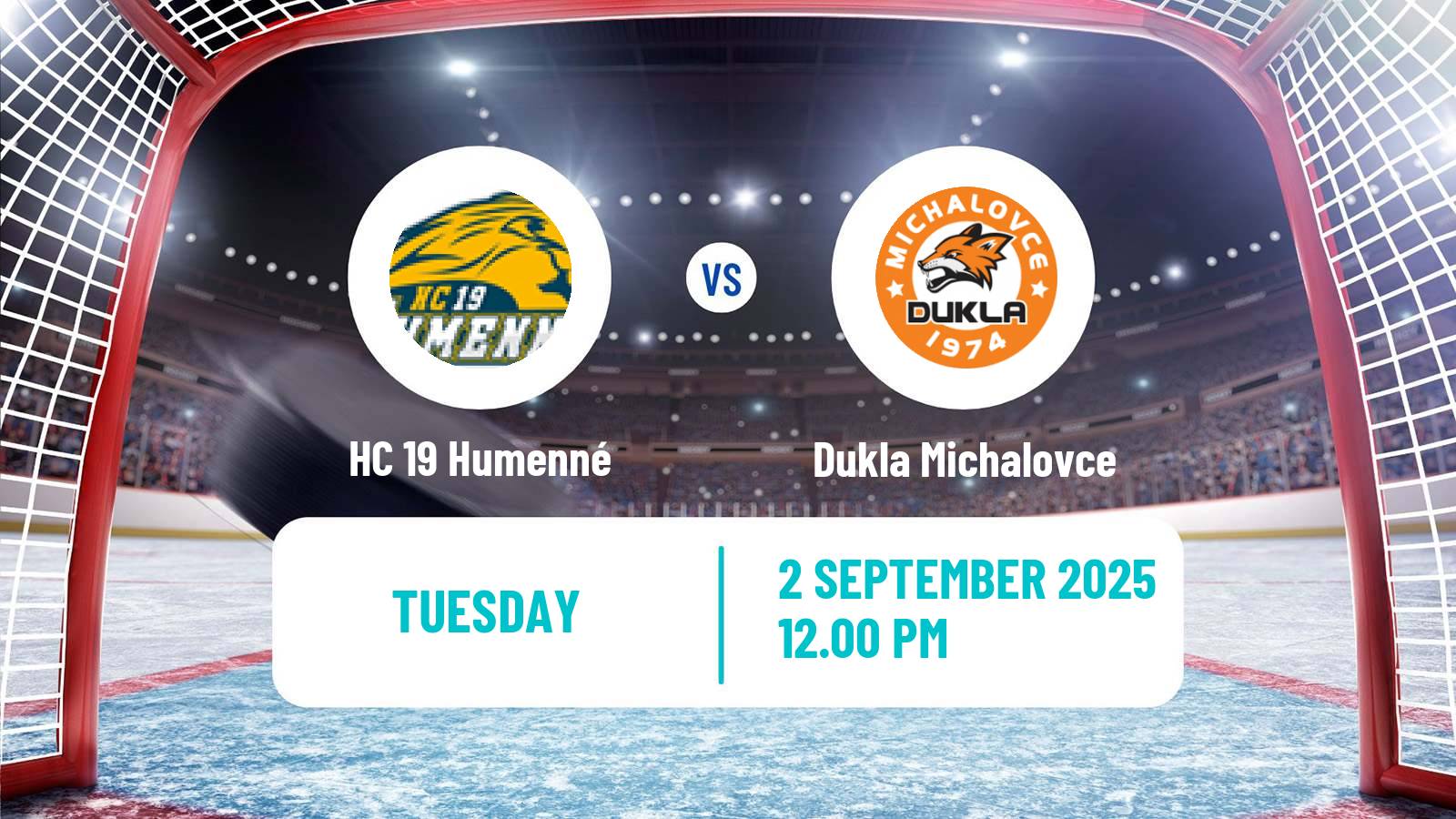 Hockey Club Friendly Ice Hockey HC 19 Humenné - Dukla Michalovce