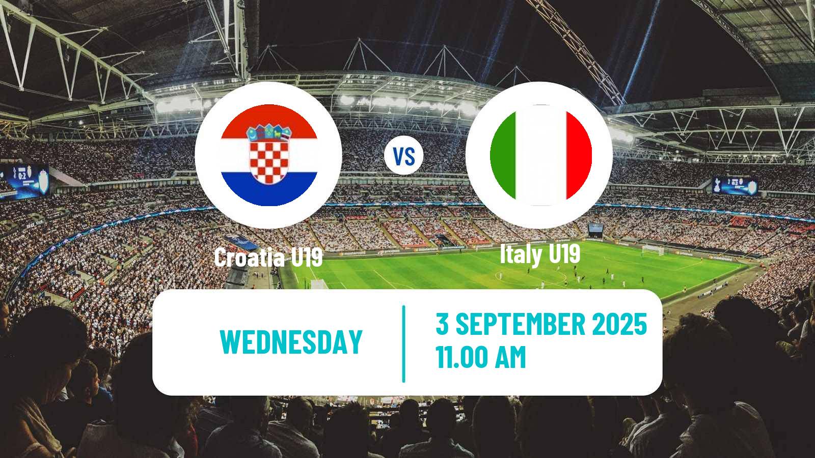 Soccer Friendly Croatia U19 - Italy U19