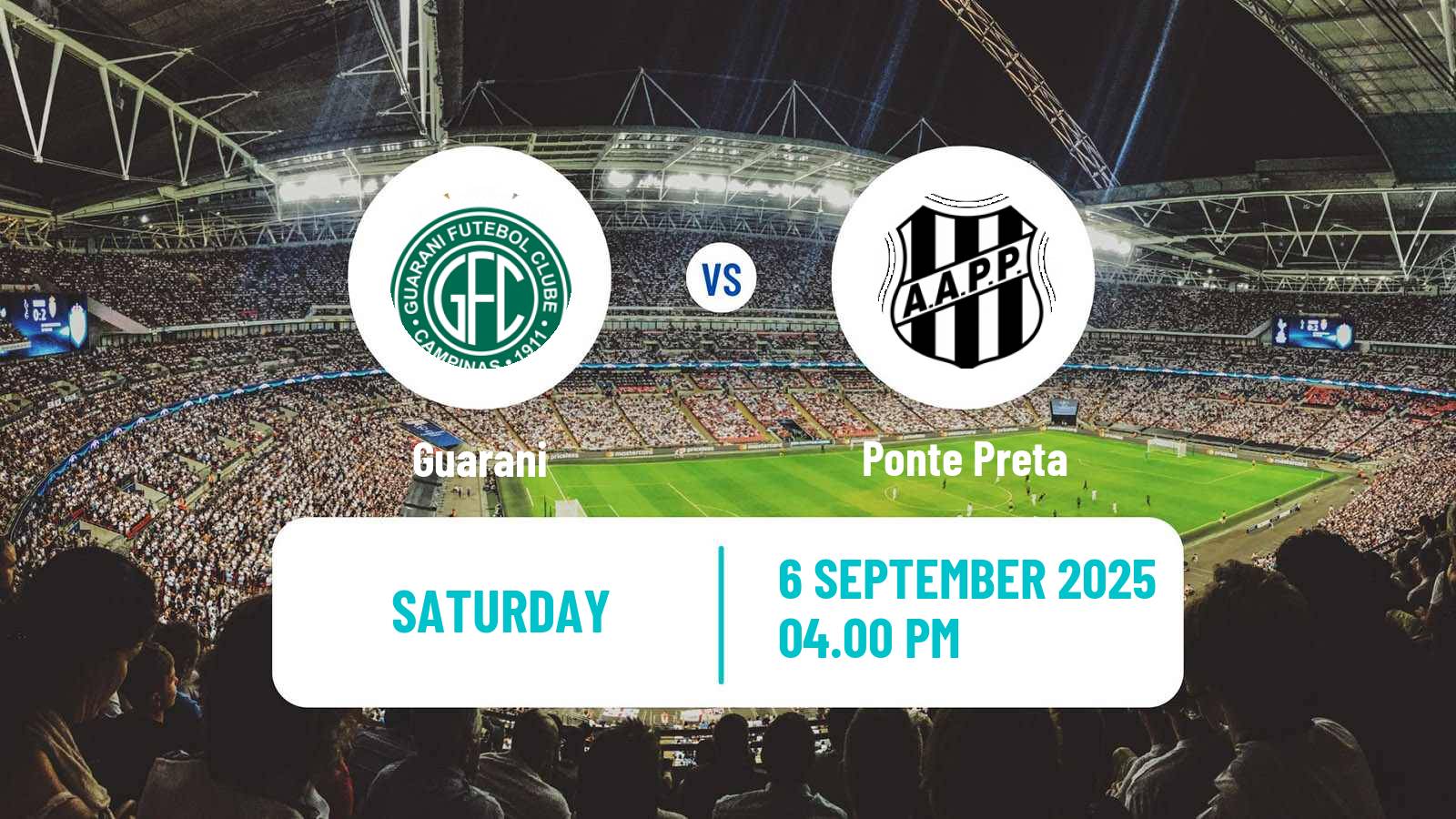 Soccer Brazilian Serie C Guarani - Ponte Preta