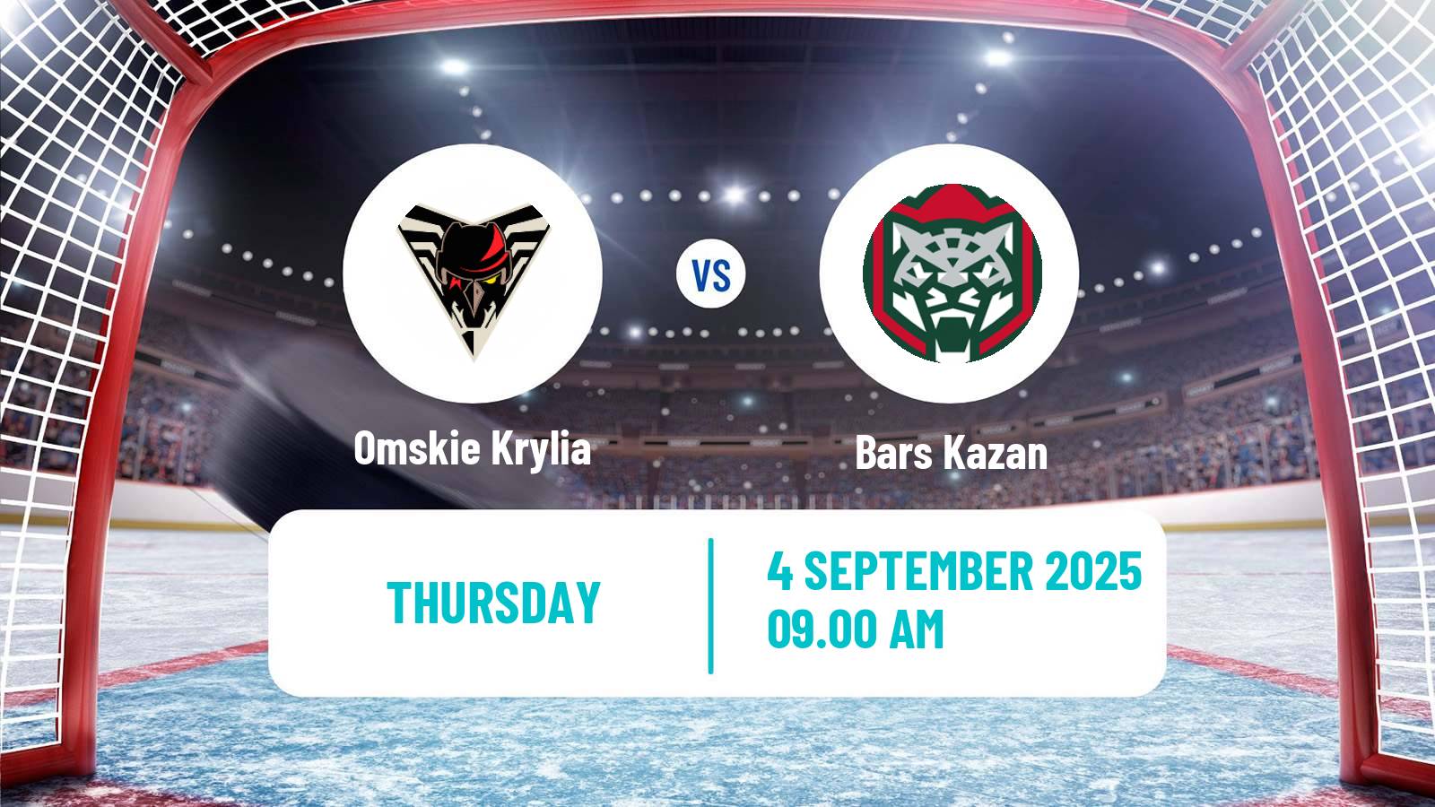 Hockey VHL Omskie Krylia - Bars Kazan
