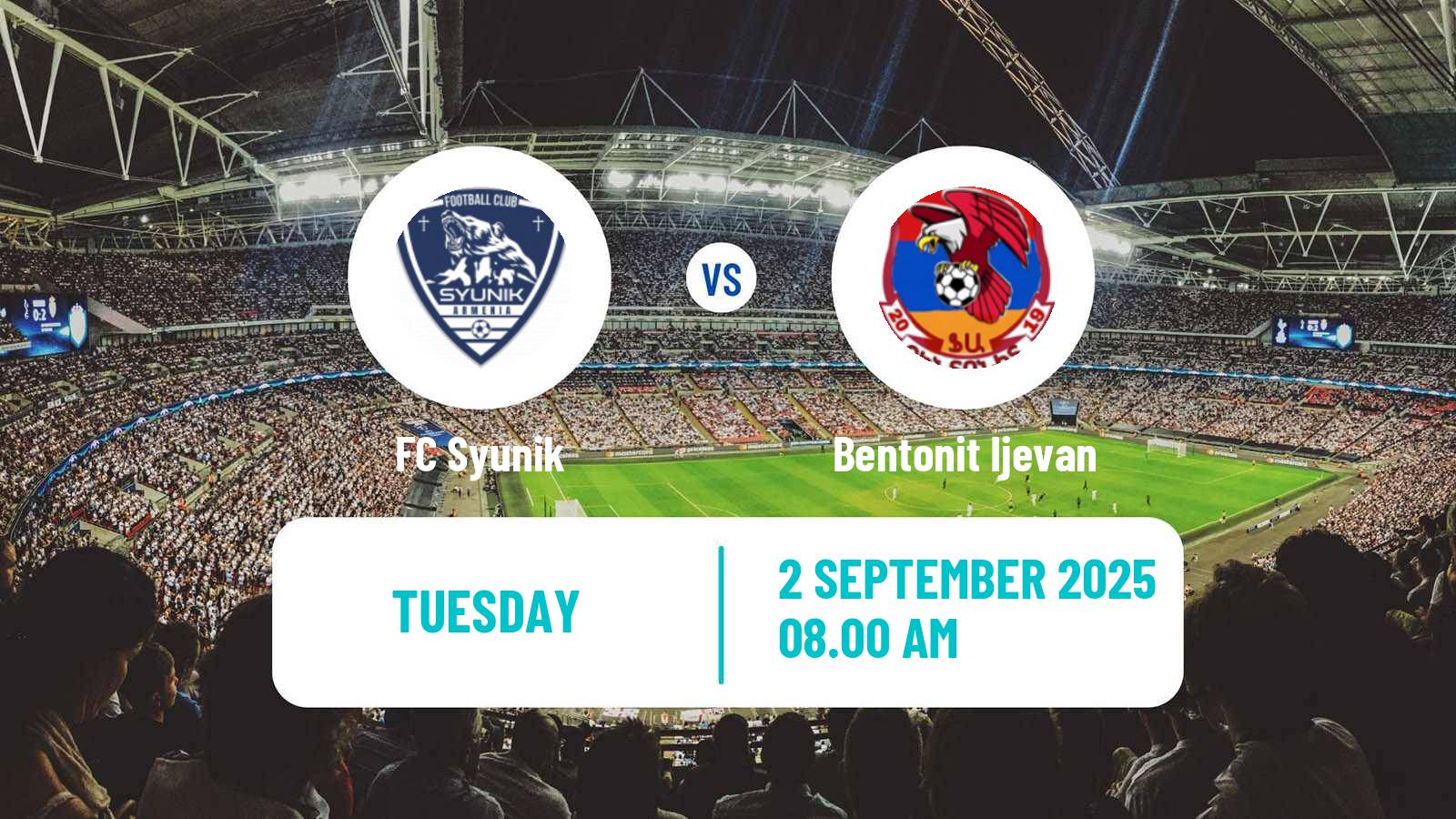 Soccer Armenian First League Syunik - Bentonit Ijevan