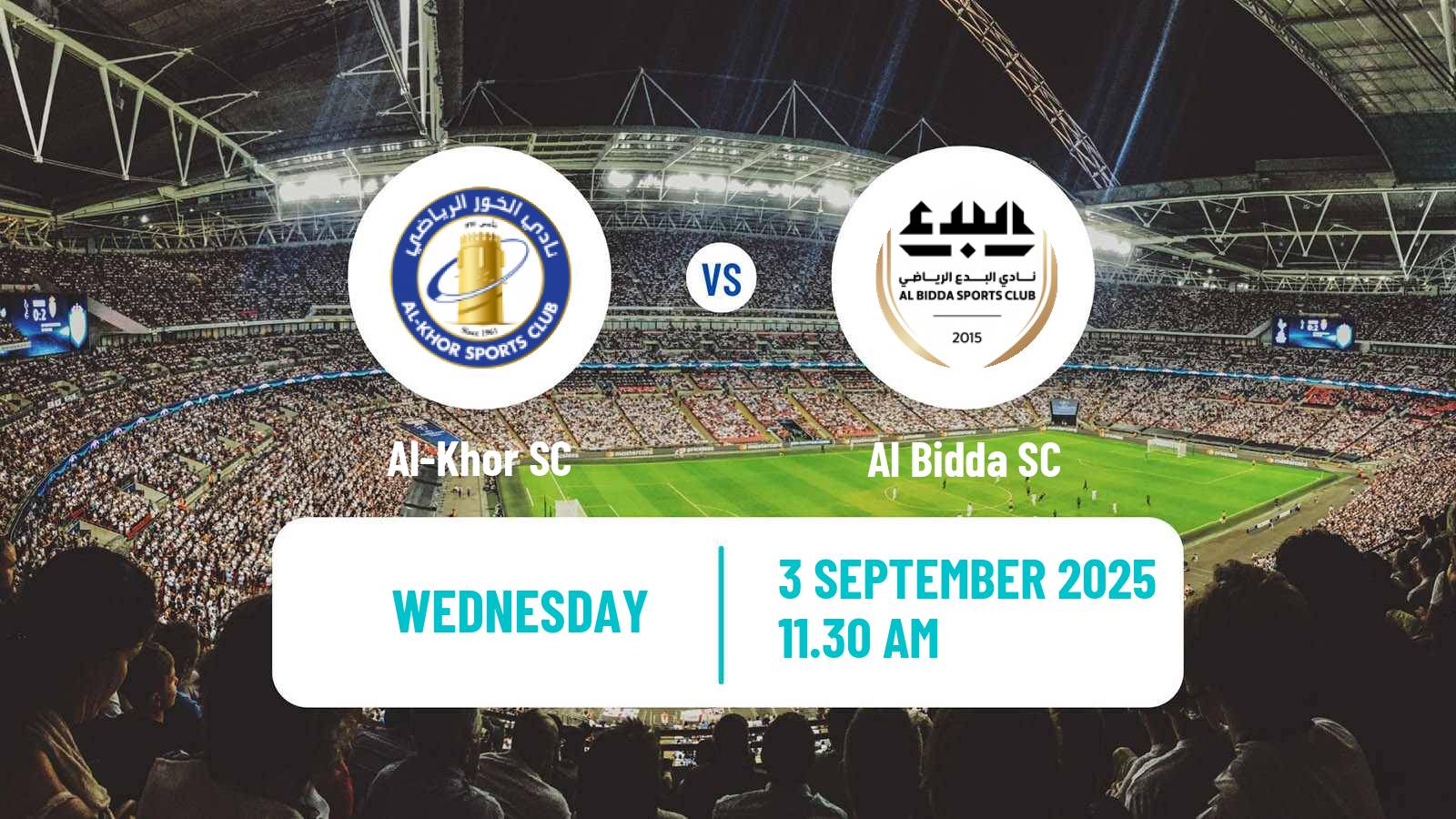 Soccer Qatar QSL Cup Al-Khor - Al Bidda