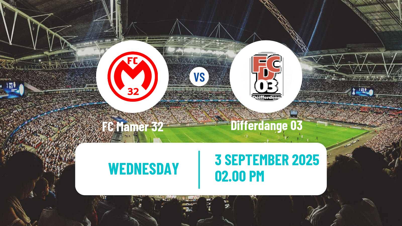 Soccer Luxembourg National Division Mamer - Differdange 03